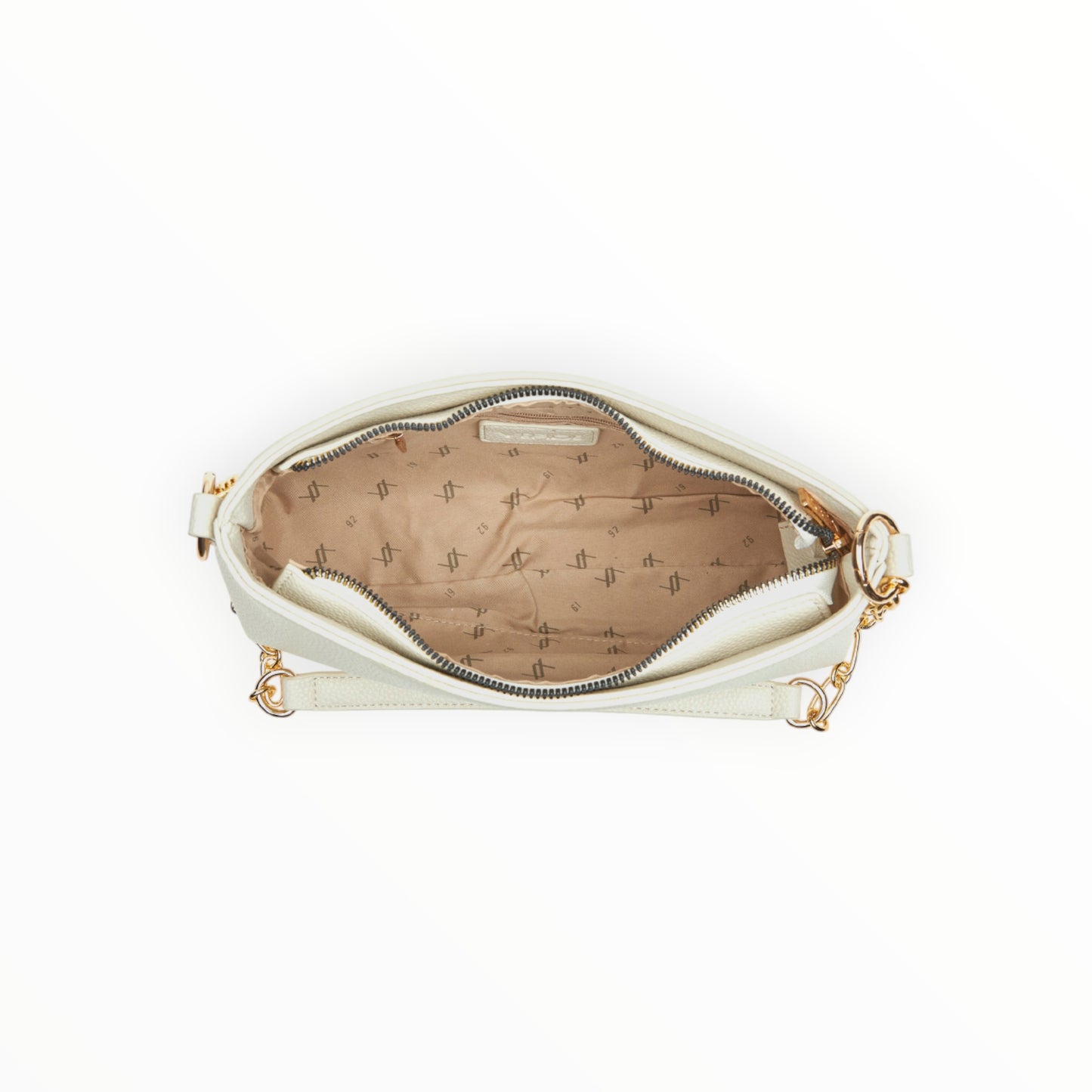 Borsa a Tracolla Avorio Verde 16-0008418