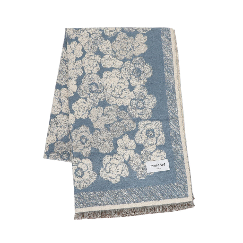 Sciarpa Con Fiori E Cornice FSAN-9261