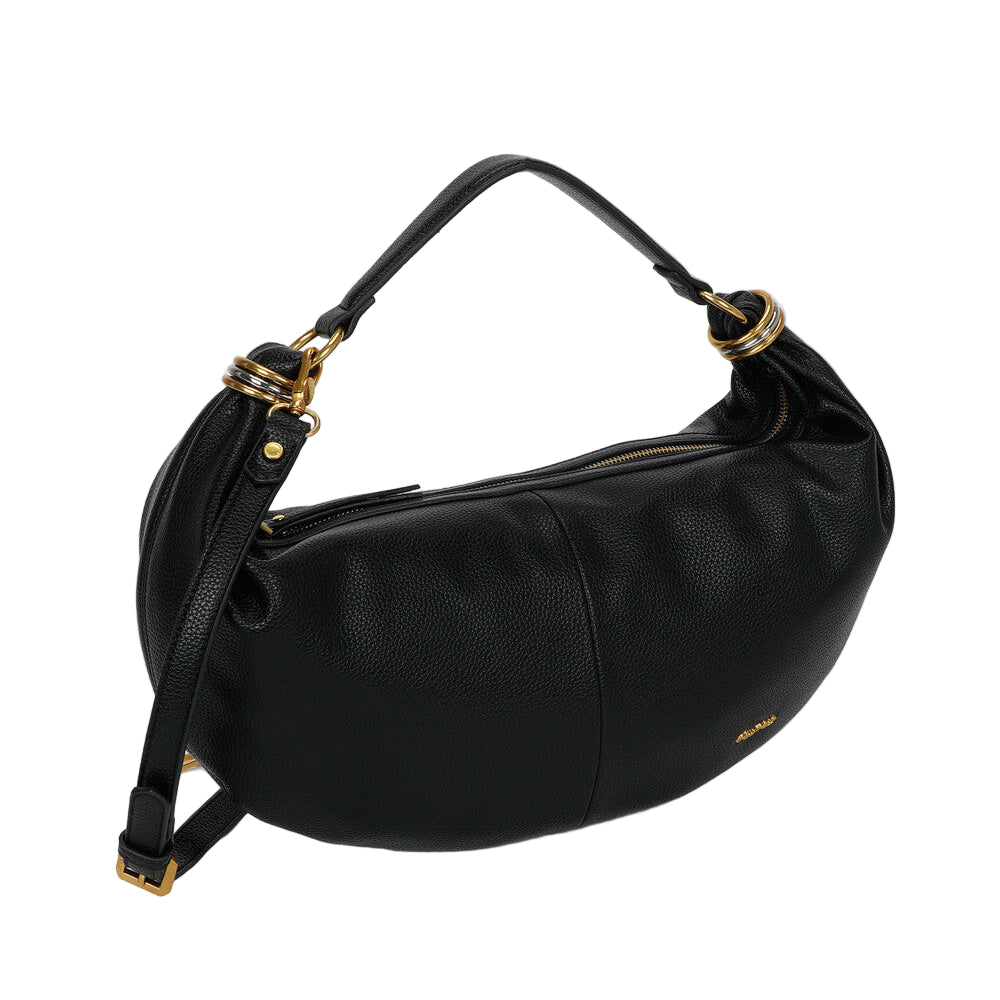 Borsa A Spalla Piccola Con Anelli Ai Manici M8-H201317