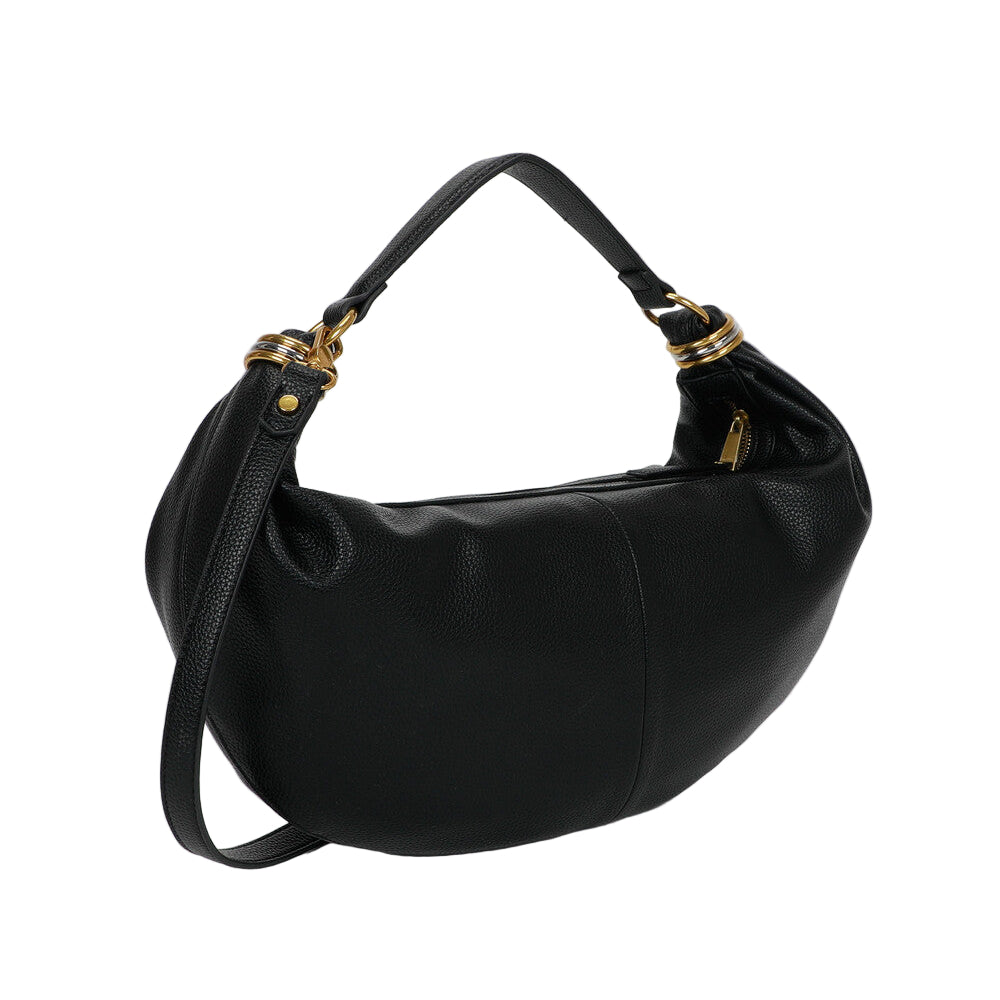 Borsa A Spalla Piccola Con Anelli Ai Manici M8-H201317
