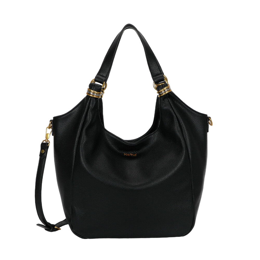 Borsa A Spalla Con Anelli Ai Manici M8-H201319