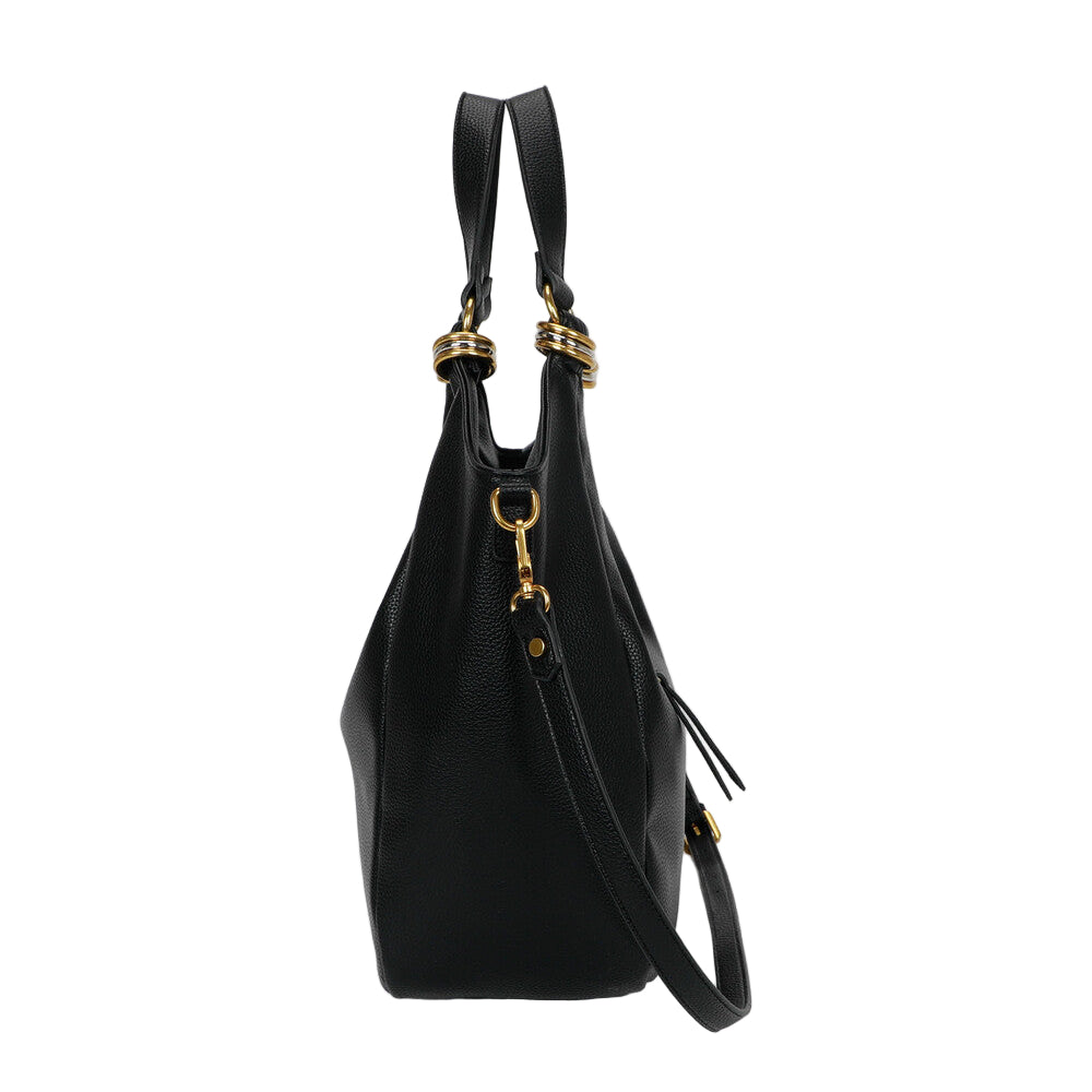 Borsa A Spalla Con Anelli Ai Manici M8-H201319