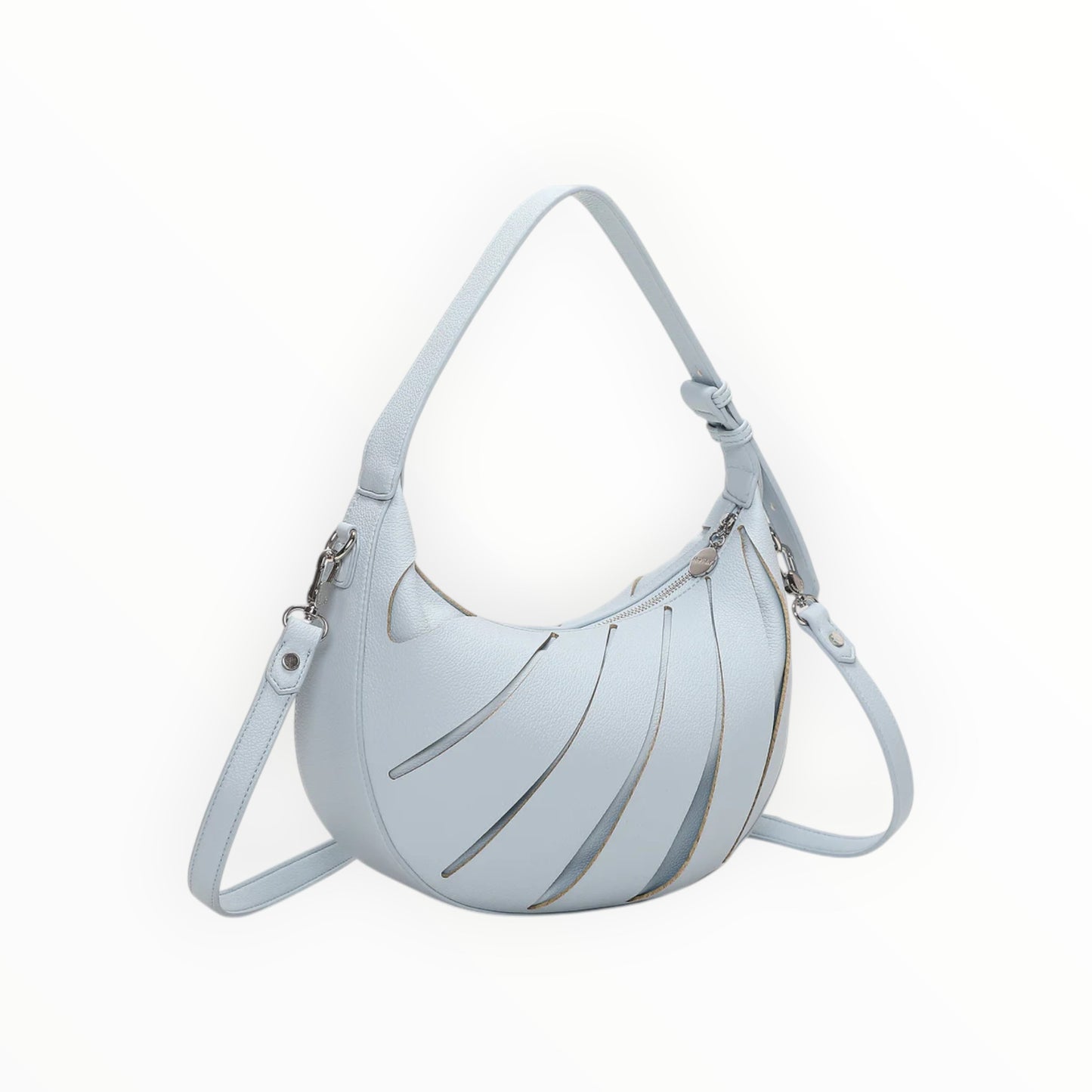 Borsa Hobo a Spalla e Tracolla Mimi-Muà M8-H201406 – Tagli Diagonali Donna