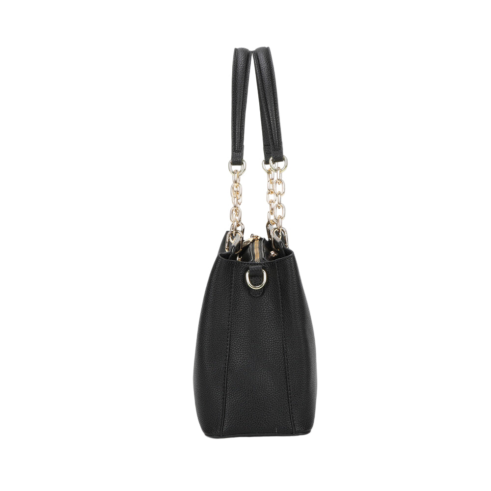 Borsa A Spalla Con Chiusura Verniciata In Tinta M8-J201253
