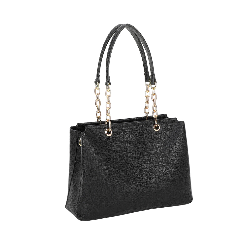 Borsa A Spalla Con Chiusura Verniciata In Tinta M8-J201253