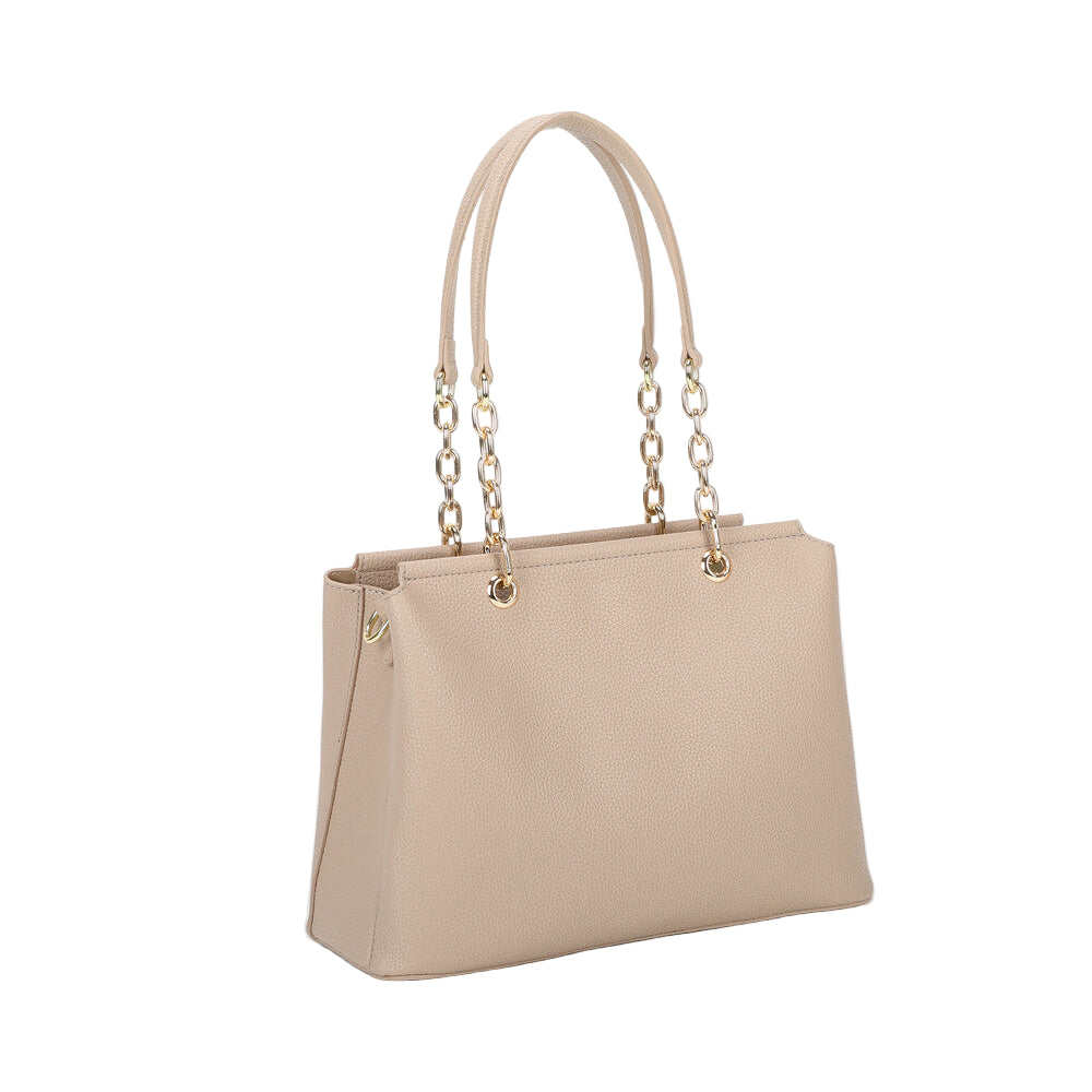 Borsa A Spalla Con Chiusura Verniciata In Tinta M8-J201253
