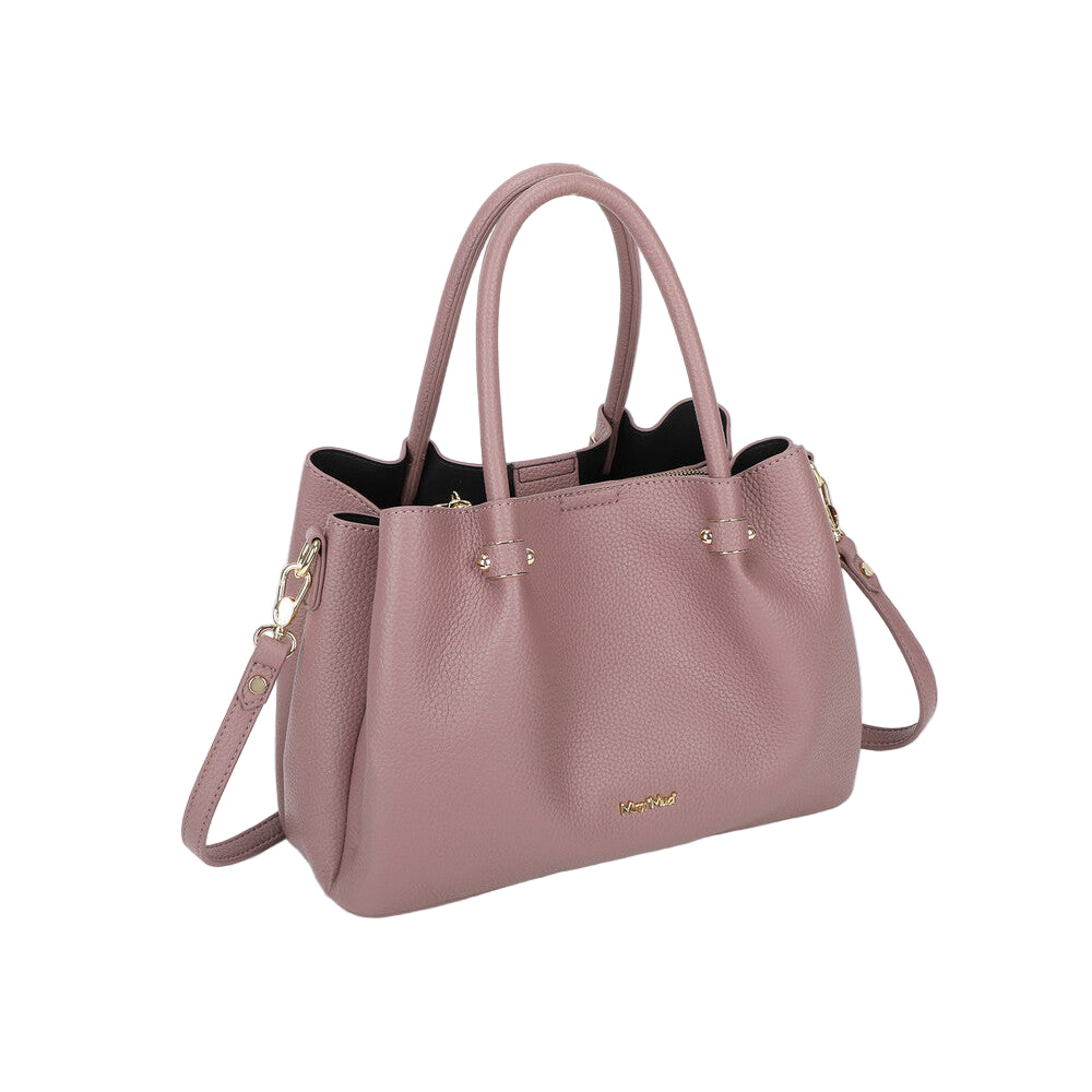 Borsa A Mano Con Rifiniture In Tinta M8-J201256