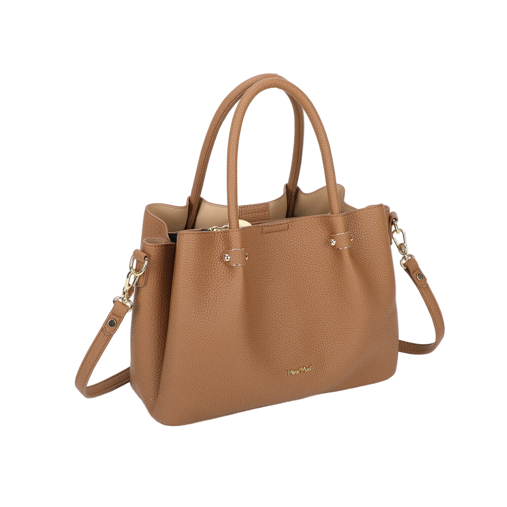 Borsa A Mano Con Rifiniture In Tinta M8-J201256