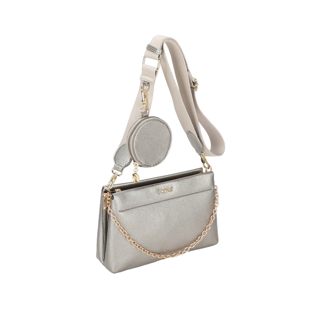 Borsa A Tracolla Con Dettaglio Appeso M8-J201260
