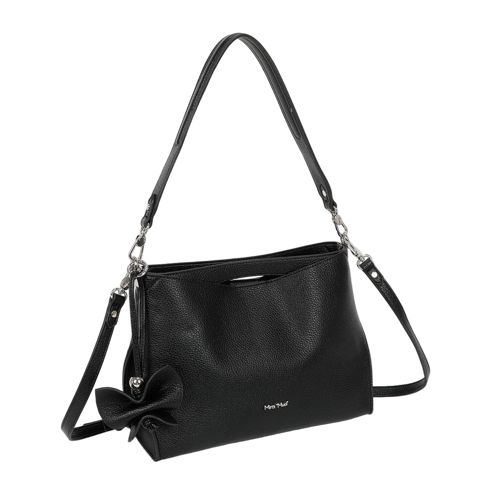 Borsa A Spalla Media Con Bordi Neri M8-J201262