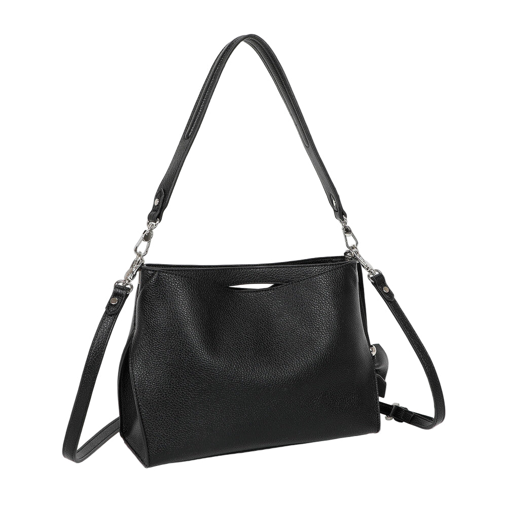 Borsa A Spalla Media Con Bordi Neri M8-J201262