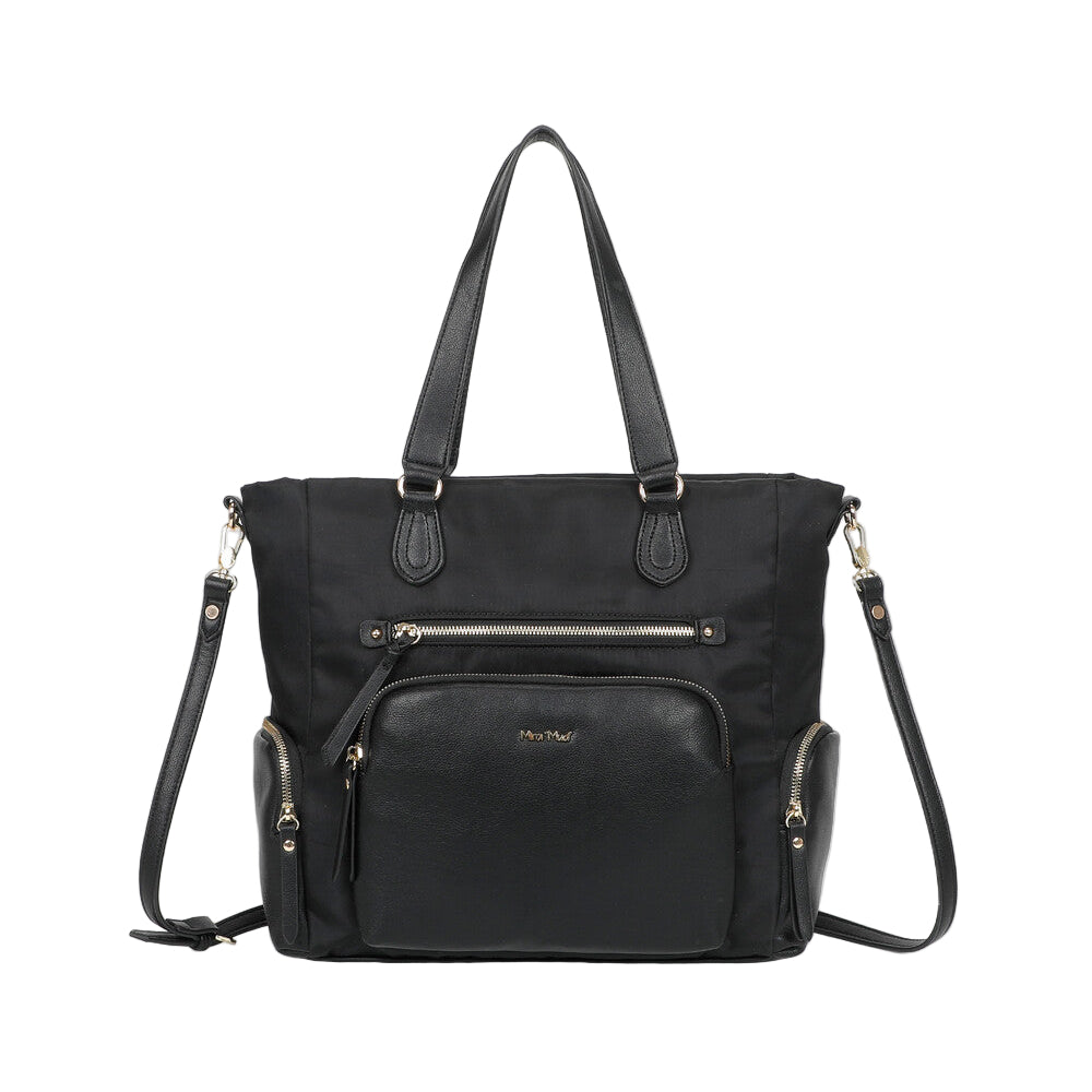 Borsa A Sacca In Nylon Con Dettagli In Pu M8-Y201214