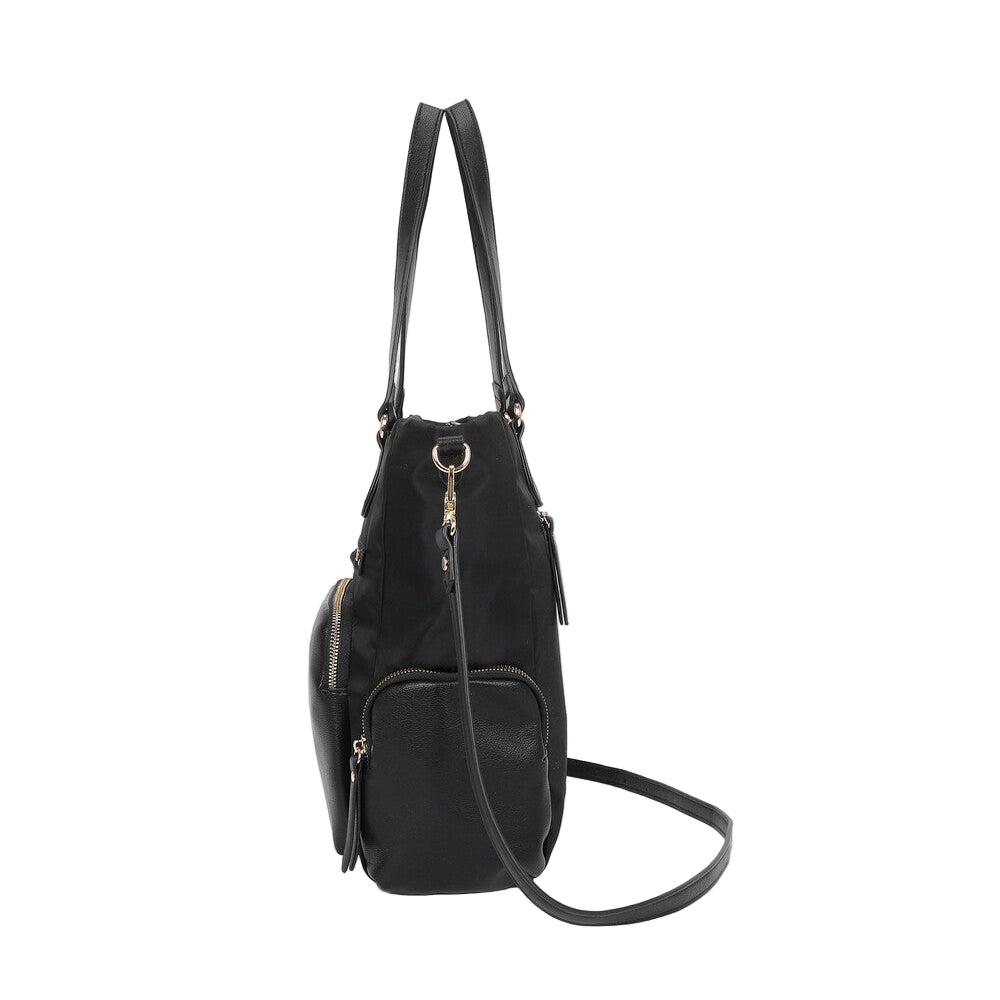 Borsa A Sacca In Nylon Con Dettagli In Pu M8-Y201214