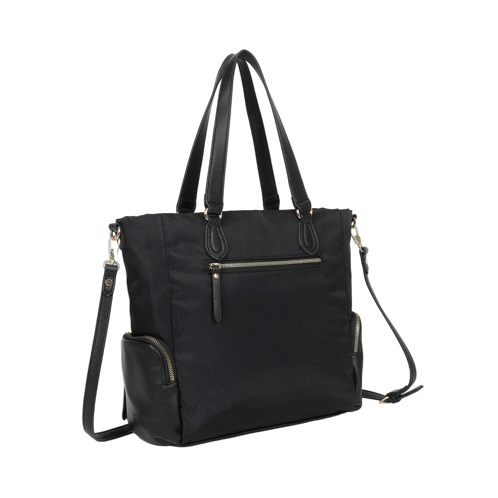 Borsa A Sacca In Nylon Con Dettagli In Pu M8-Y201214