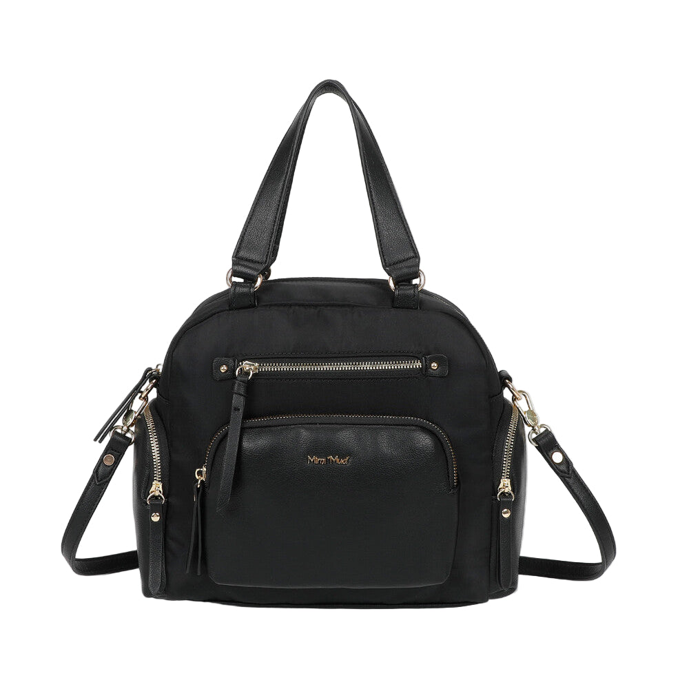 Borsa Bauletto In Nylon Con Dettagli In Pu M8-Y201215
