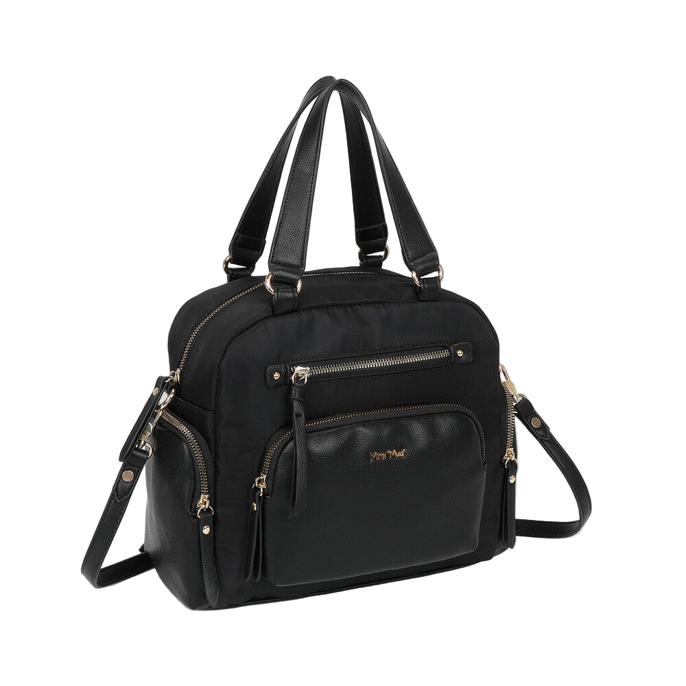 Borsa Bauletto In Nylon Con Dettagli In Pu M8-Y201215