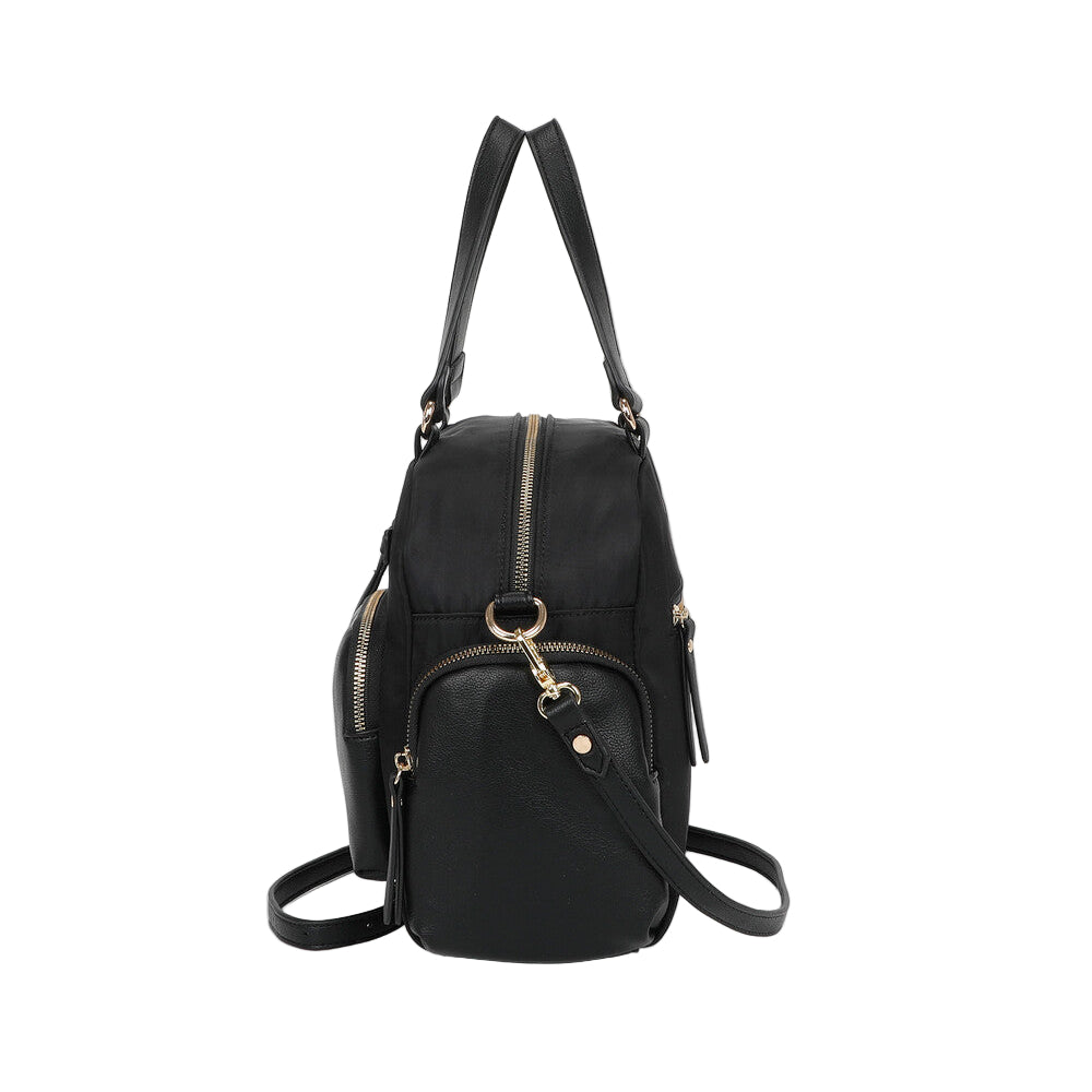Borsa Bauletto In Nylon Con Dettagli In Pu M8-Y201215