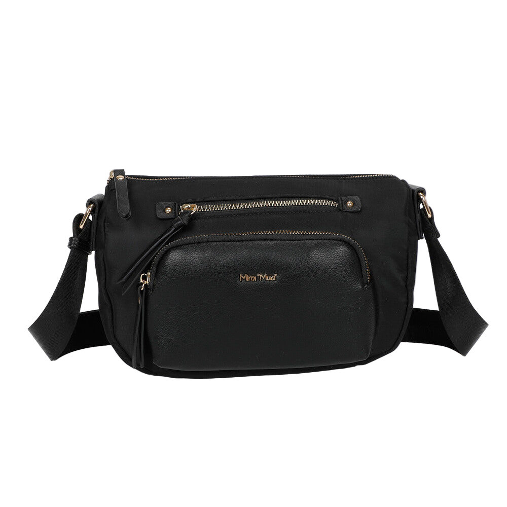 Borsa A Tracolla MimiMuà In Nylon Con Dettagli M8-Y201217