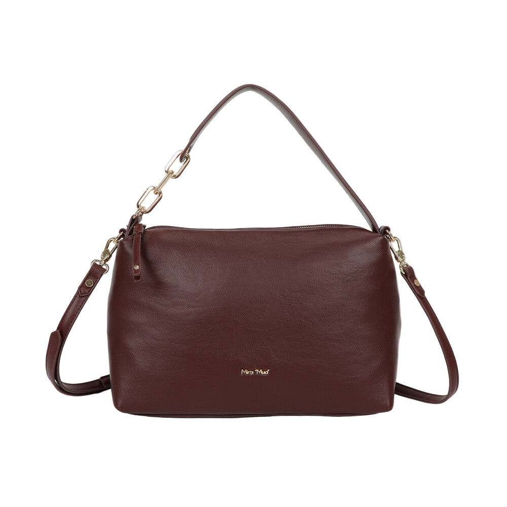 Borsa A Spalla Con Dettaglio Occhielli M8-Y201224