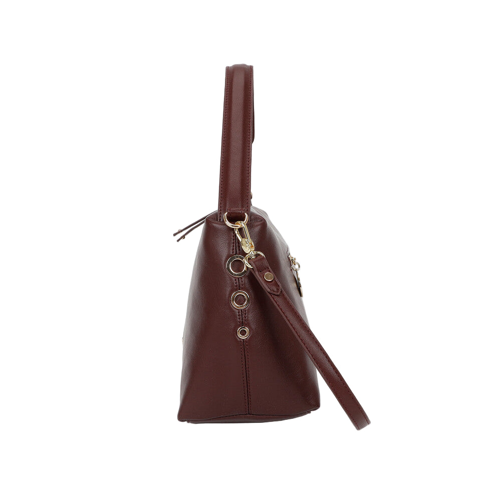 Borsa A Spalla Con Dettaglio Occhielli M8-Y201224