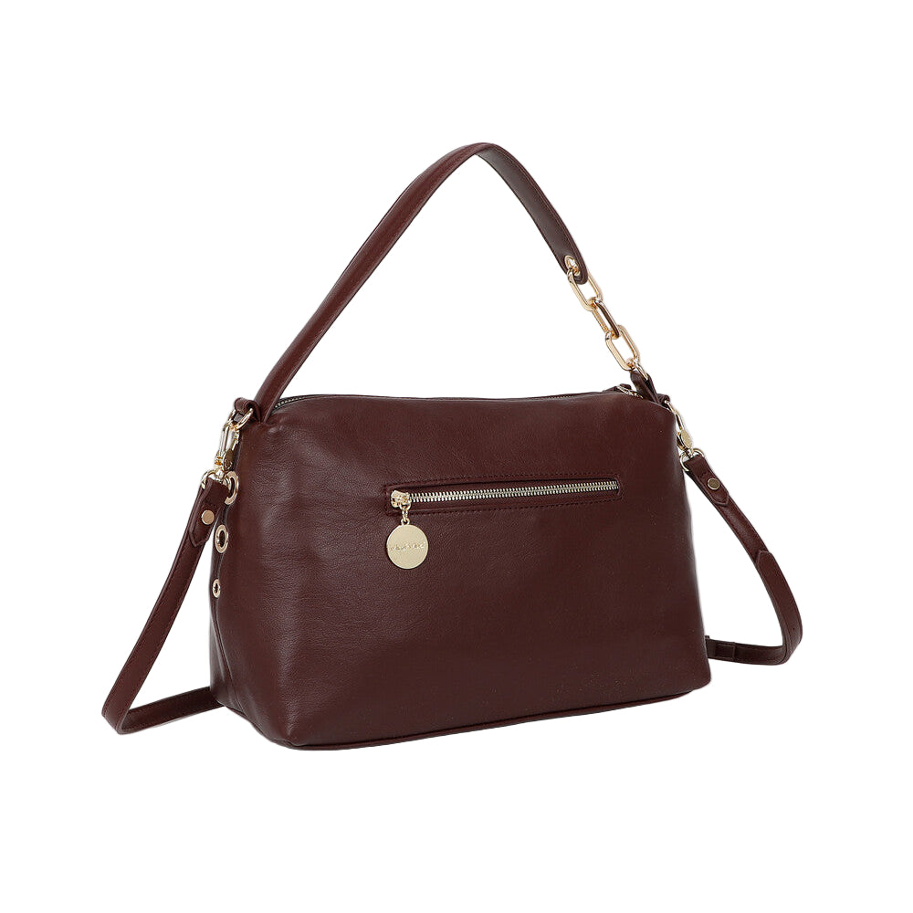 Borsa A Spalla Con Dettaglio Occhielli M8-Y201224