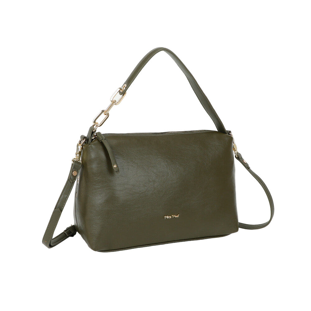 Borsa A Spalla Con Dettaglio Occhielli M8-Y201224
