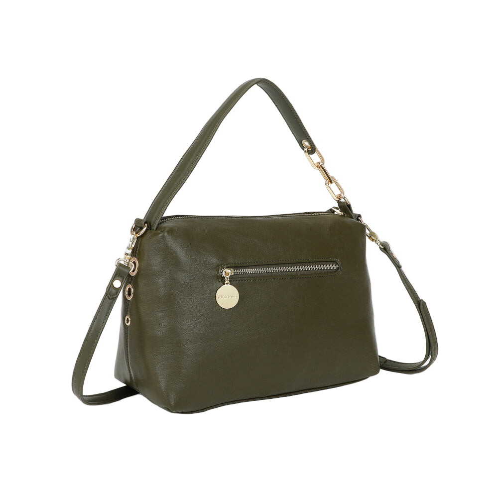 Borsa A Spalla Con Dettaglio Occhielli M8-Y201224