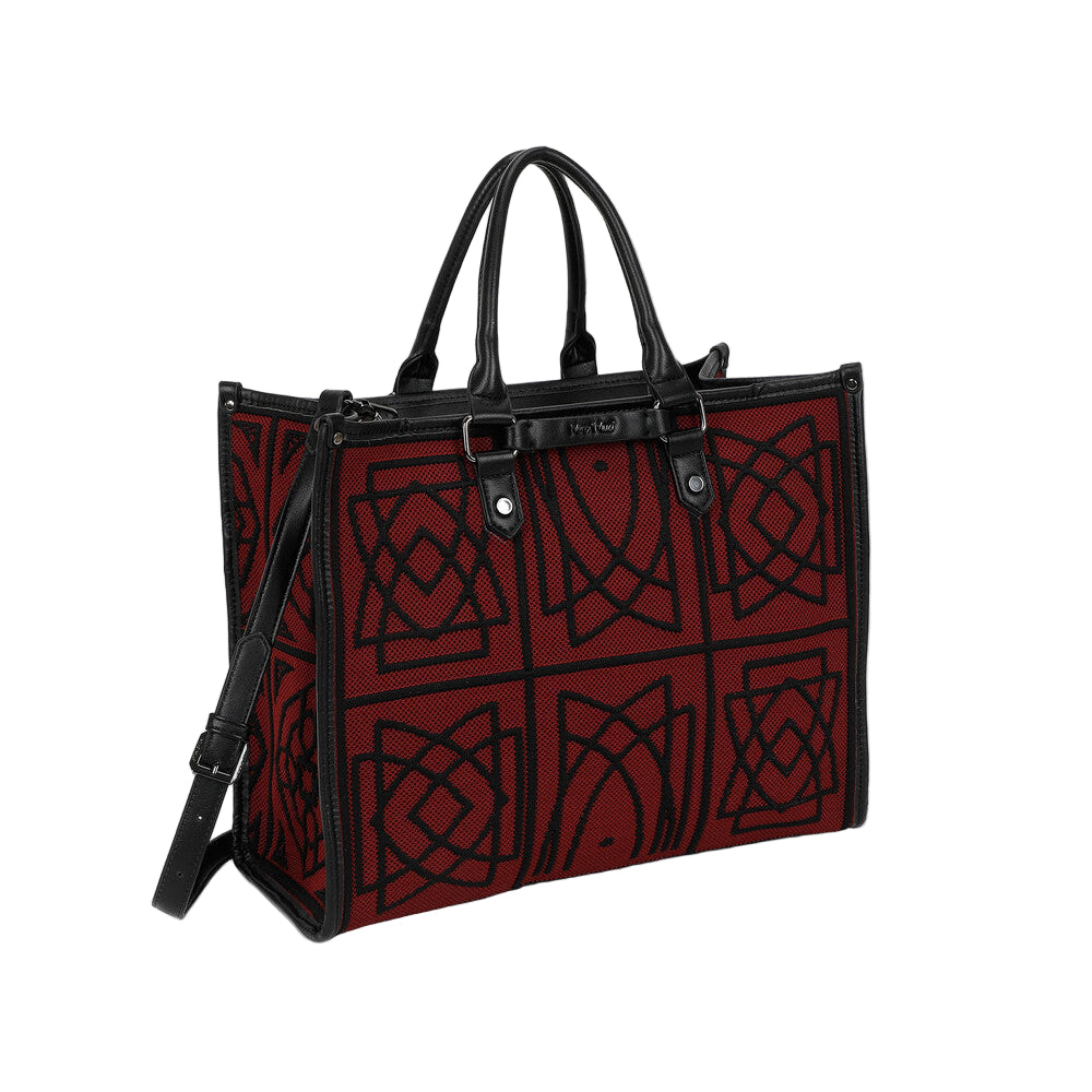 Borsa Tote Grande Con Disegno Ricamato M8-Y201225