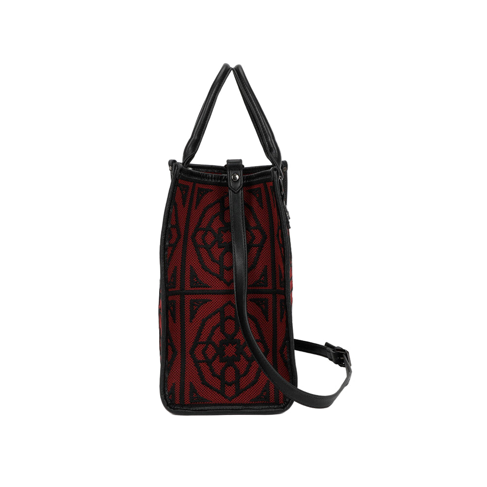 Borsa Tote Grande Con Disegno Ricamato M8-Y201225