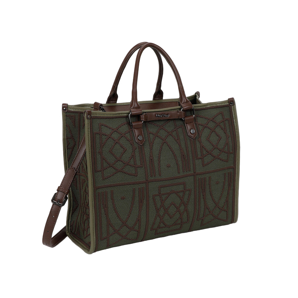 Borsa Tote Grande Con Disegno Ricamato M8-Y201225