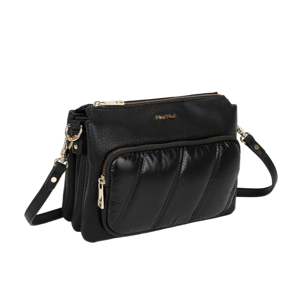 Borsa A Tracolla Con Dettaglio In Piumino M8-Y201236