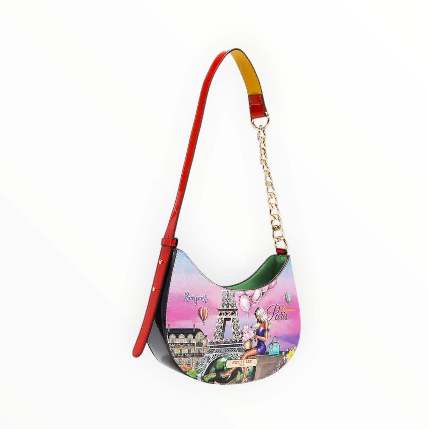 Borsa a Tracolla con mezza catena Nicole Lee PRT16497