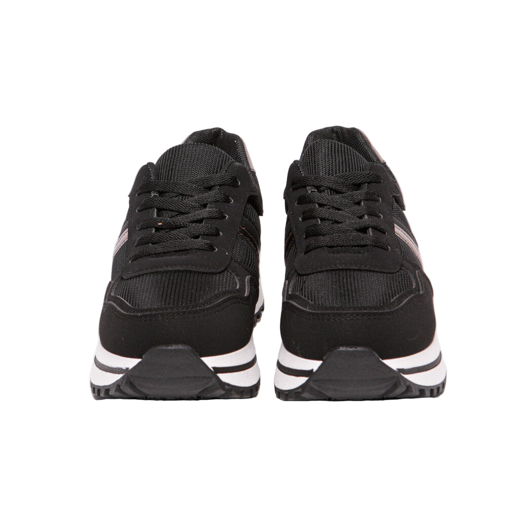 Scarpe Sneakers Nero MimiMua SCAL-9109