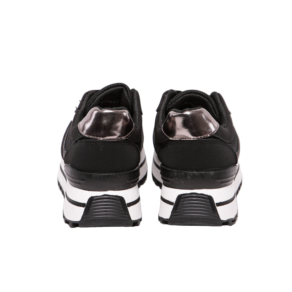 Scarpe Sneakers Nero MimiMua SCAL-9109