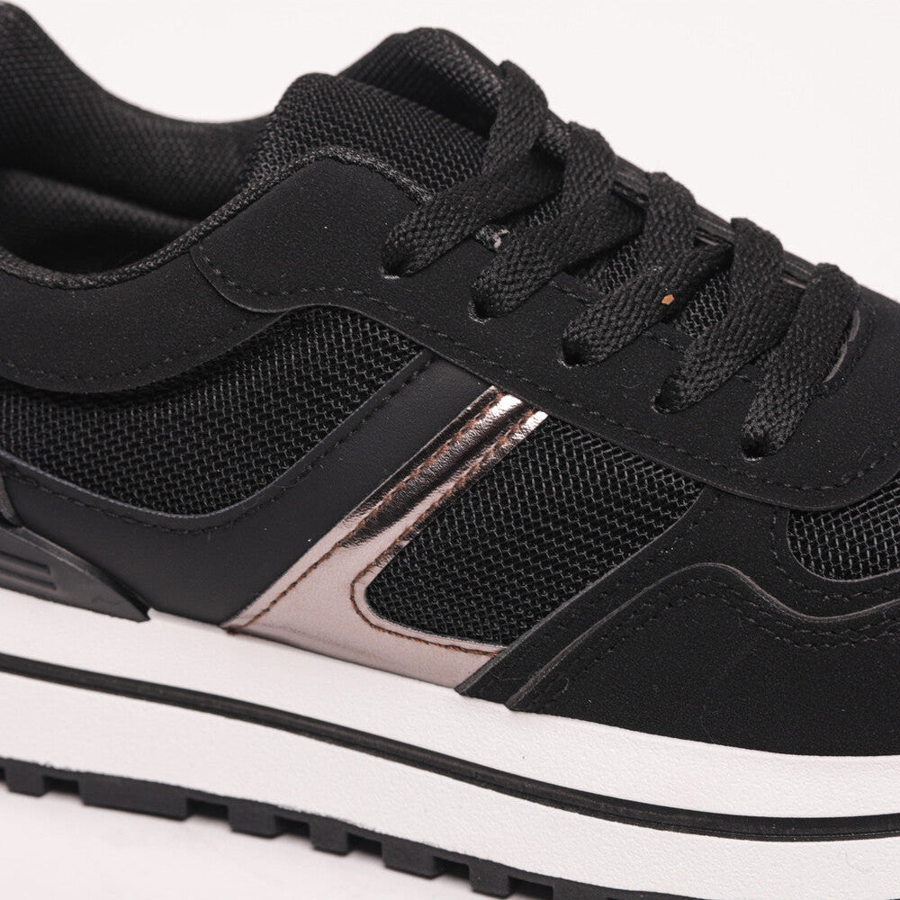 Scarpe Sneakers Nero MimiMua SCAL-9109