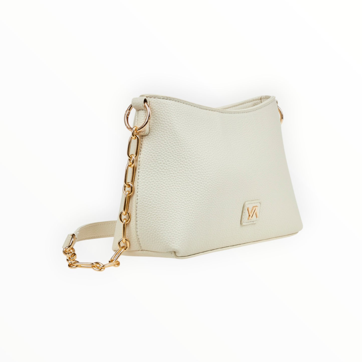 Borsa a Tracolla Avorio  Verde 16-0008418