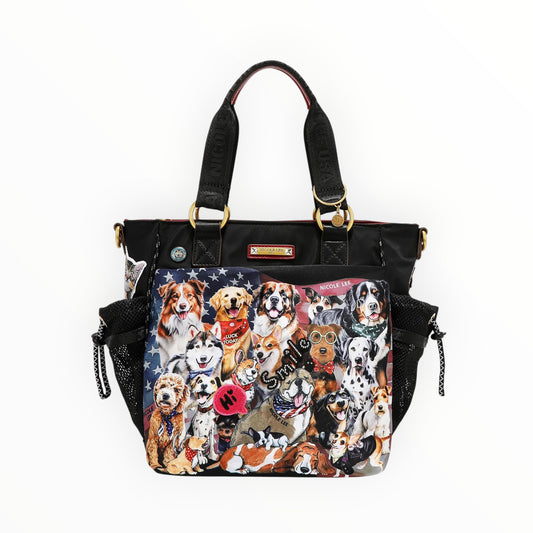 Borsa due manici con tracolla Nicole Lee BES17415