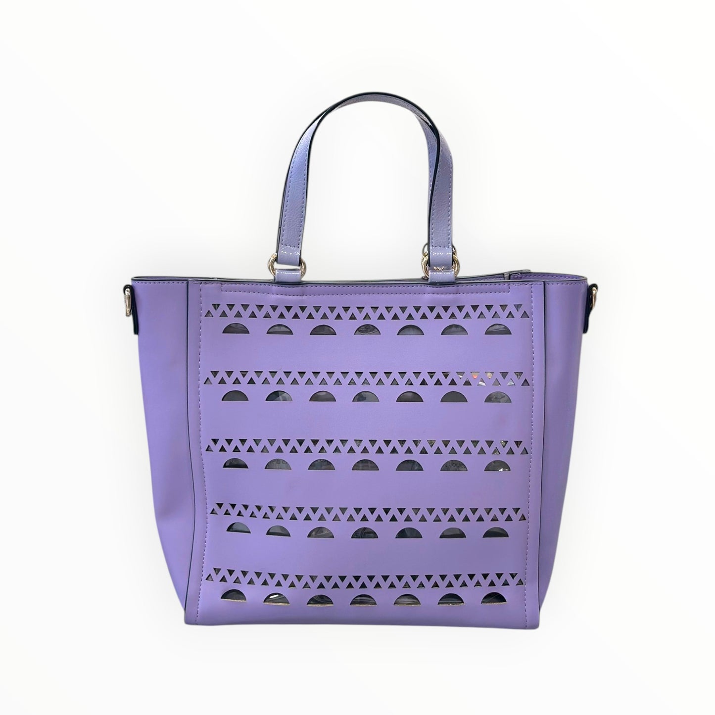 Borsa a Mano e Tracolla Taglio Laser con Borchie Nicole Lee LSR17667