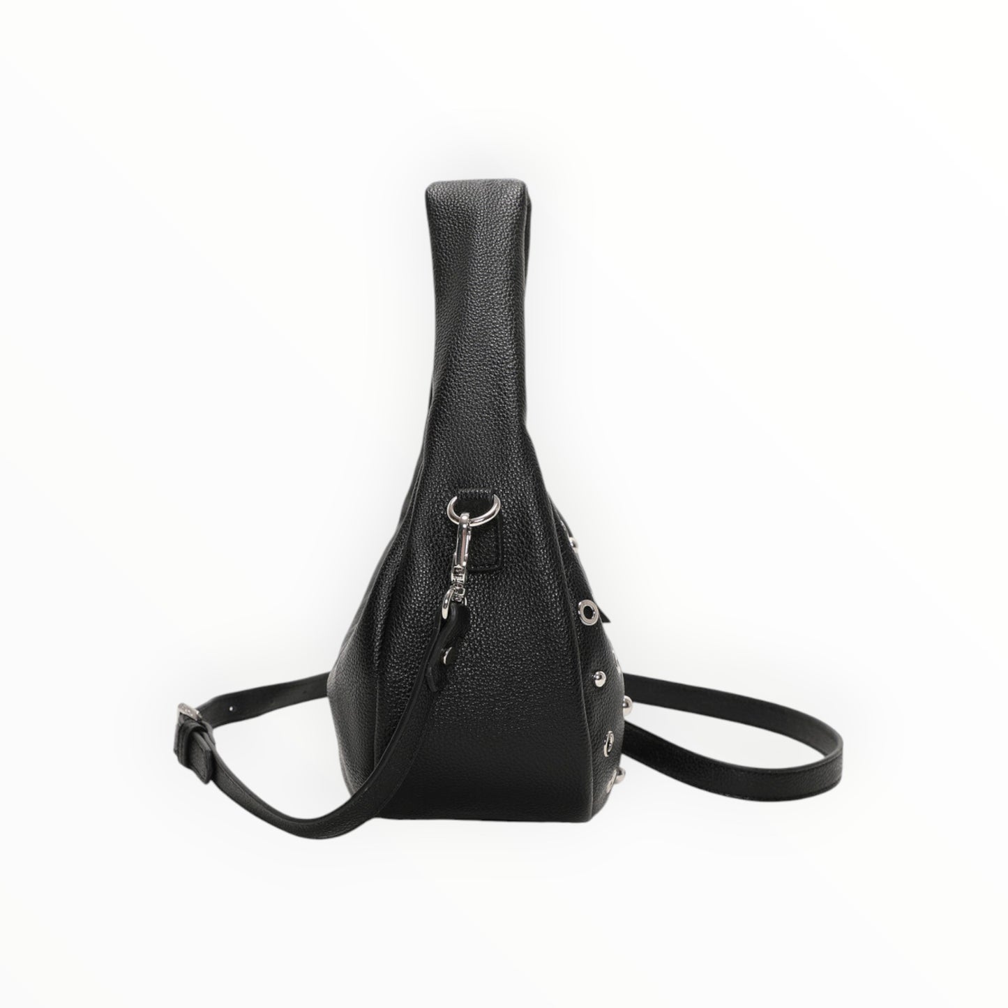 BORSA A MANO CON BORCHIE E OCCHIELLI Borsa a mano con borchie e occhielli Mimi-Muà M8-201399