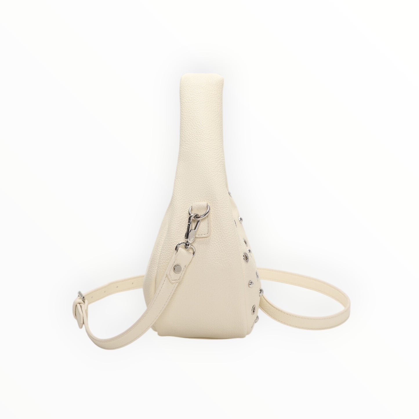 BORSA A MANO CON BORCHIE E OCCHIELLI Borsa a mano con borchie e occhielli Mimi-Muà M8-201399