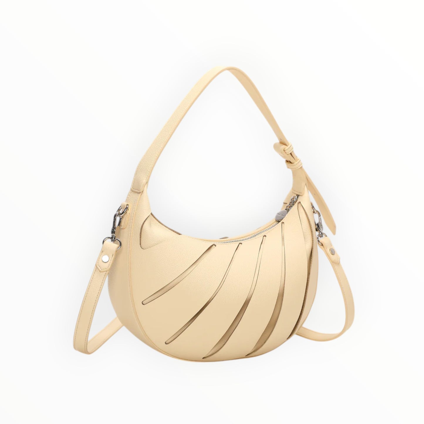Borsa Hobo a Spalla e Tracolla Mimi-Muà M8-H201406 – Tagli Diagonali Donna