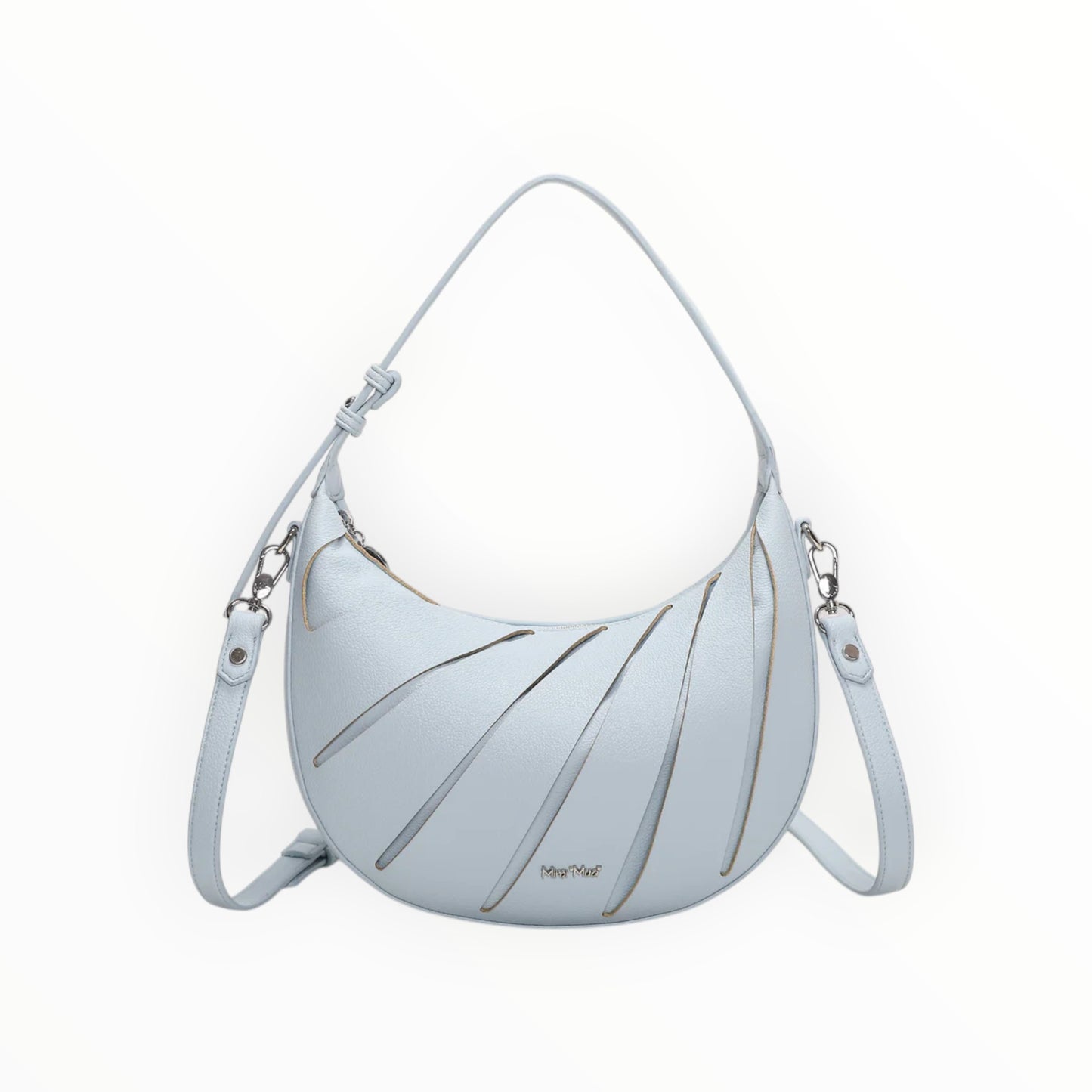Borsa Hobo a Spalla e Tracolla Mimi-Muà M8-H201406 – Tagli Diagonali Donna