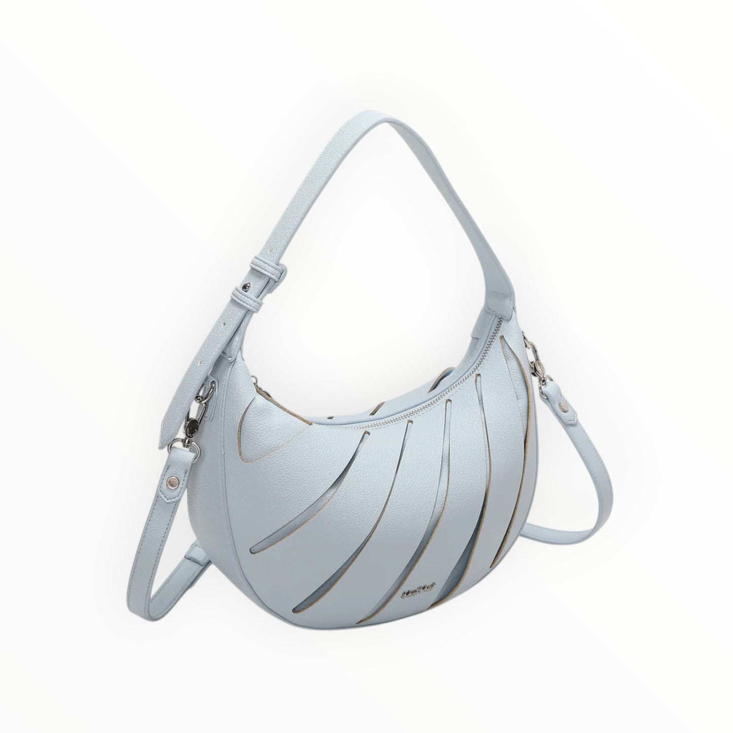 Borsa Hobo a Spalla e Tracolla Mimi-Muà M8-H201406 – Tagli Diagonali Donna