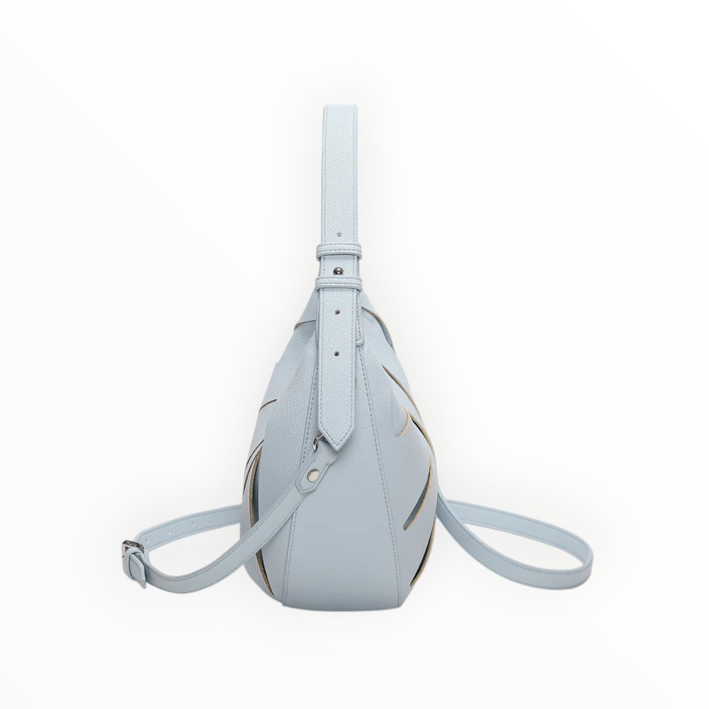 Borsa Hobo a Spalla e Tracolla Mimi-Muà M8-H201406 – Tagli Diagonali Donna