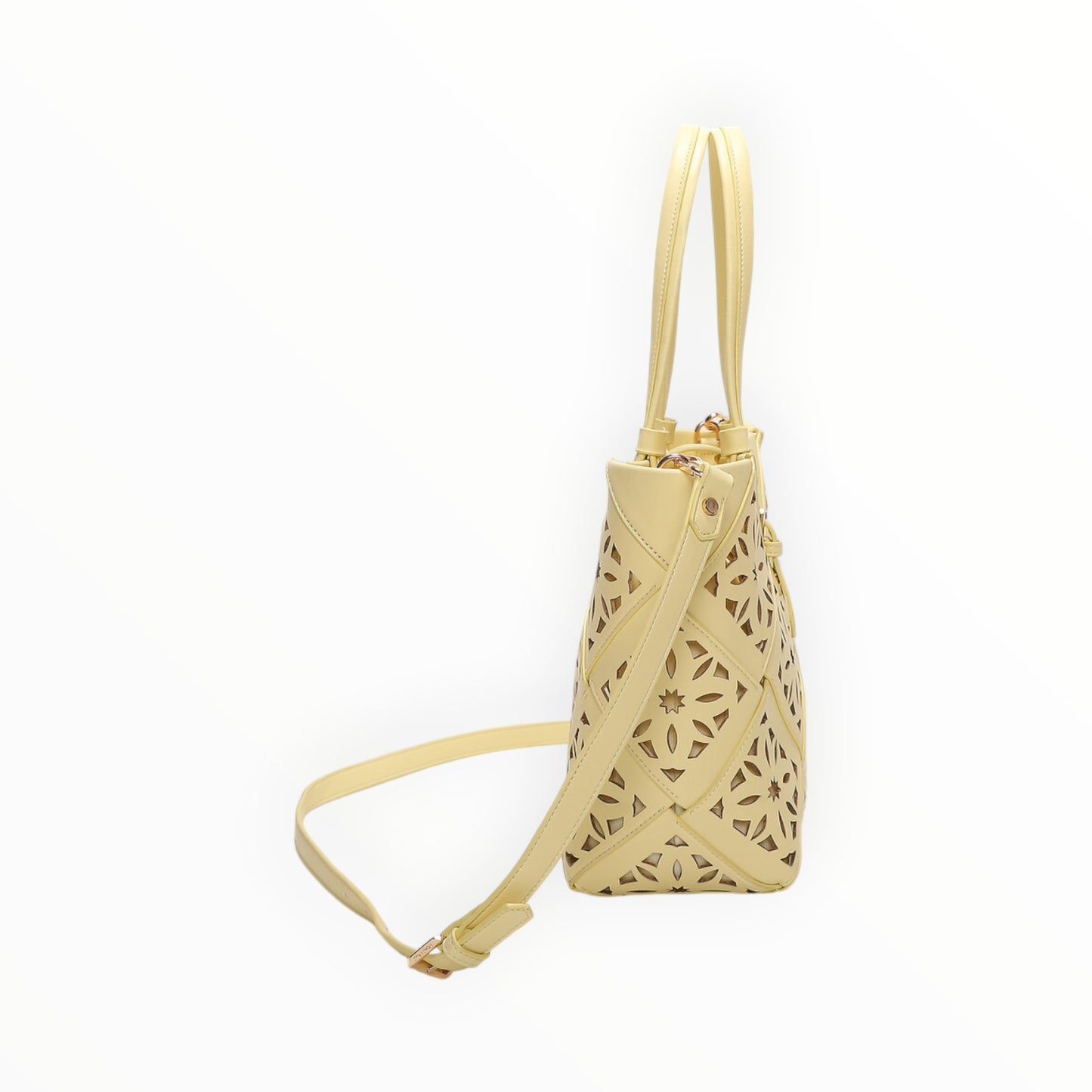 Borsa a mano con motivo traforato Mimi-Muà M8-H201426