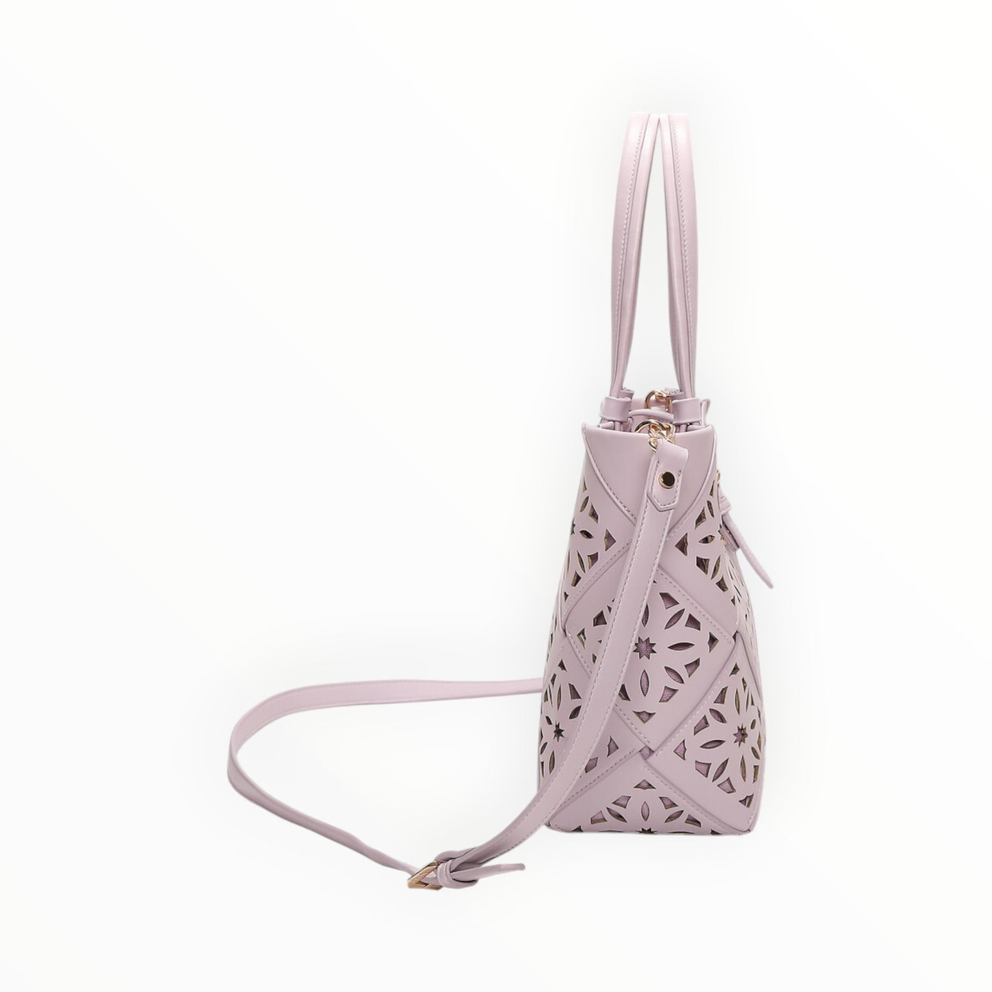 Borsa a mano con motivo traforato Mimi-Muà M8-H201426