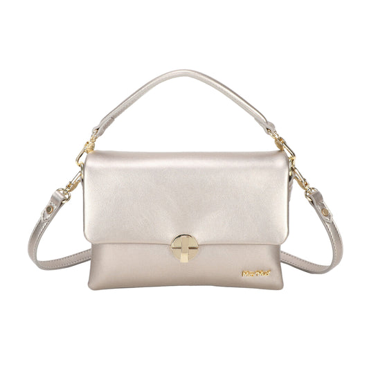 Borsa A Tracolla Con Chiusura Tonda Oro M8-J201261
