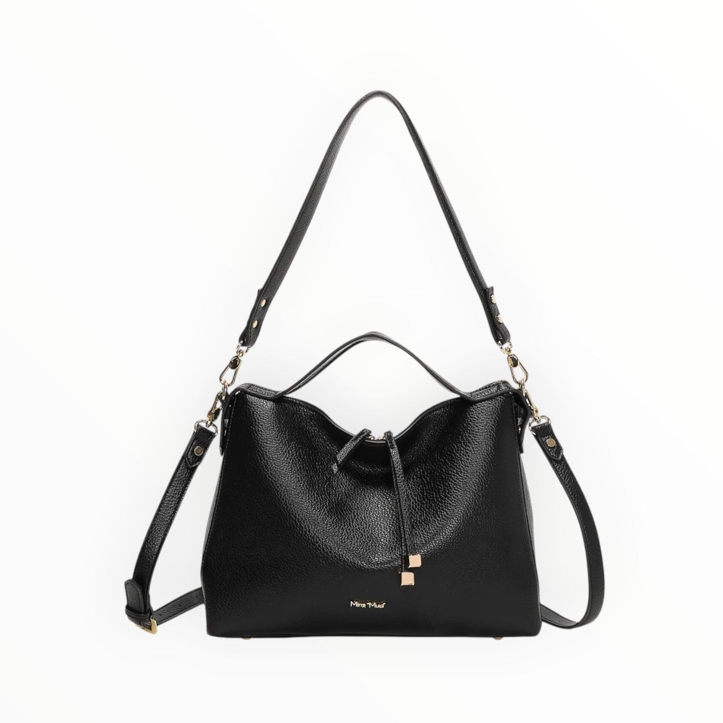 Borsa a spalla con tira zip con dettaglio Mimi-Muà M8-J201457