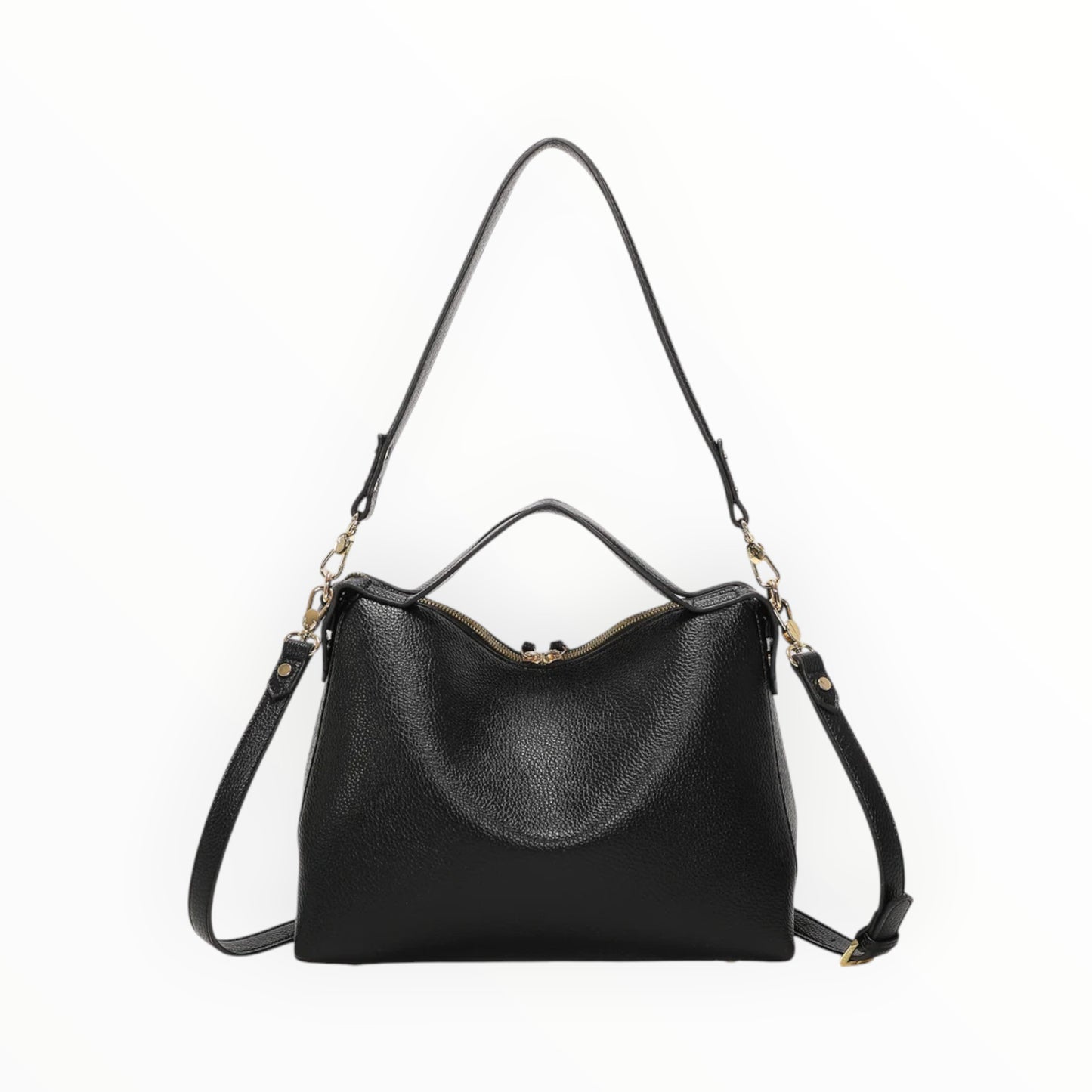 Borsa a spalla con tira zip con dettaglio Mimi-Muà M8-J201457