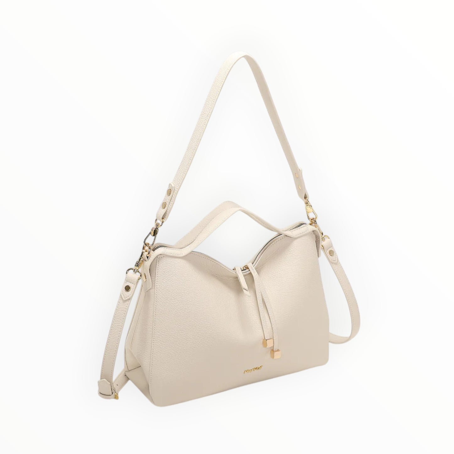 Borsa a spalla con tira zip con dettaglio Mimi-Muà M8-J201457